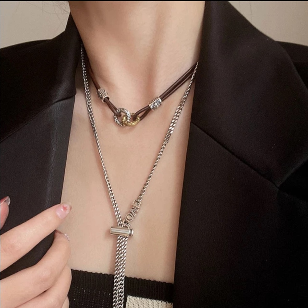 Love Silver Necklace